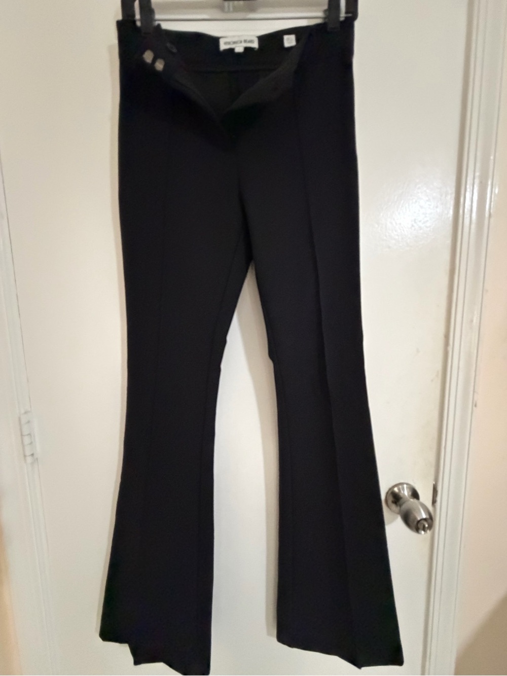 Veronica Beard Black Boot-Cut Flare Pants